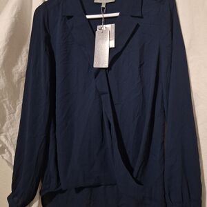 Daniel Rainn Deep Blue Women's Blouse